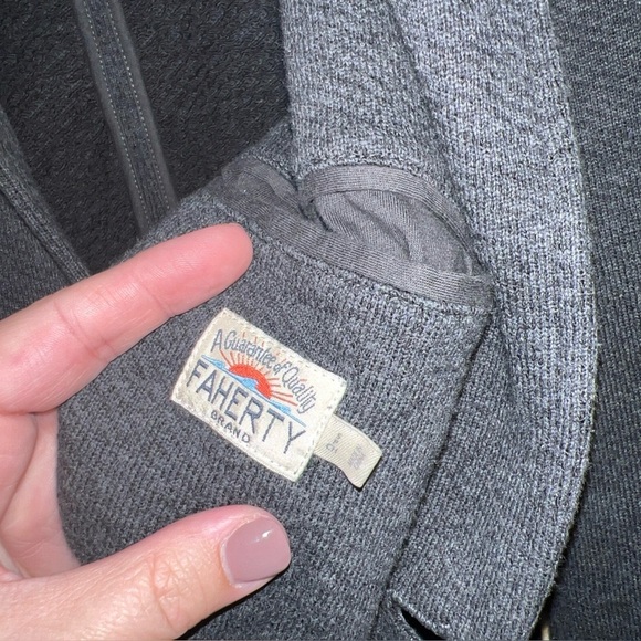 Faherty Inlet Blazer Gray Women’s Small - Picture 3 of 4